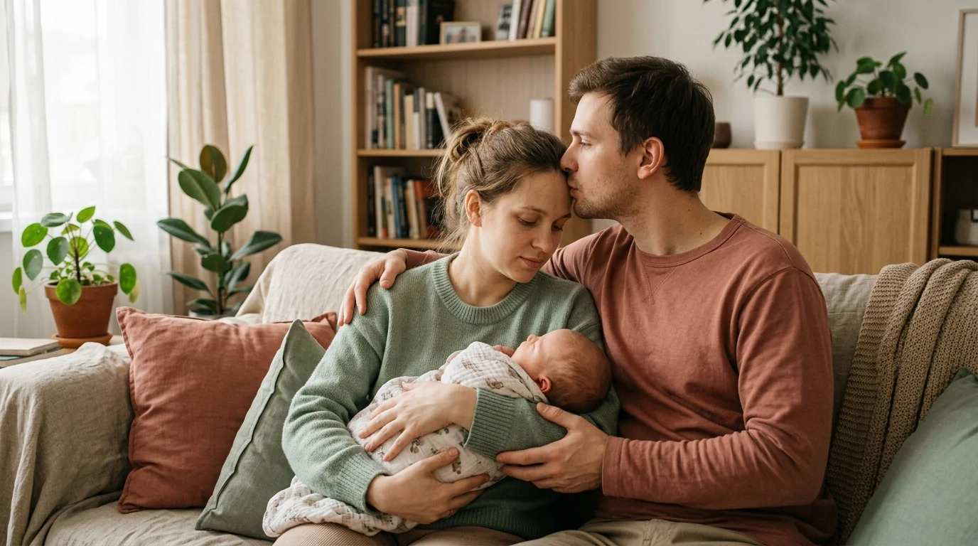Секс после родов: что нужно знать новоиспечённому папе — иллюстрация