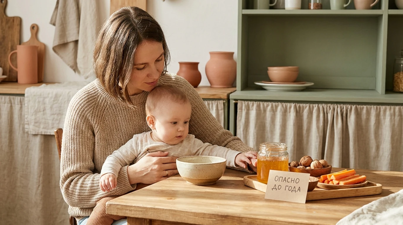Опасные продукты для ребёнка до года: что нельзя давать — иллюстрация
