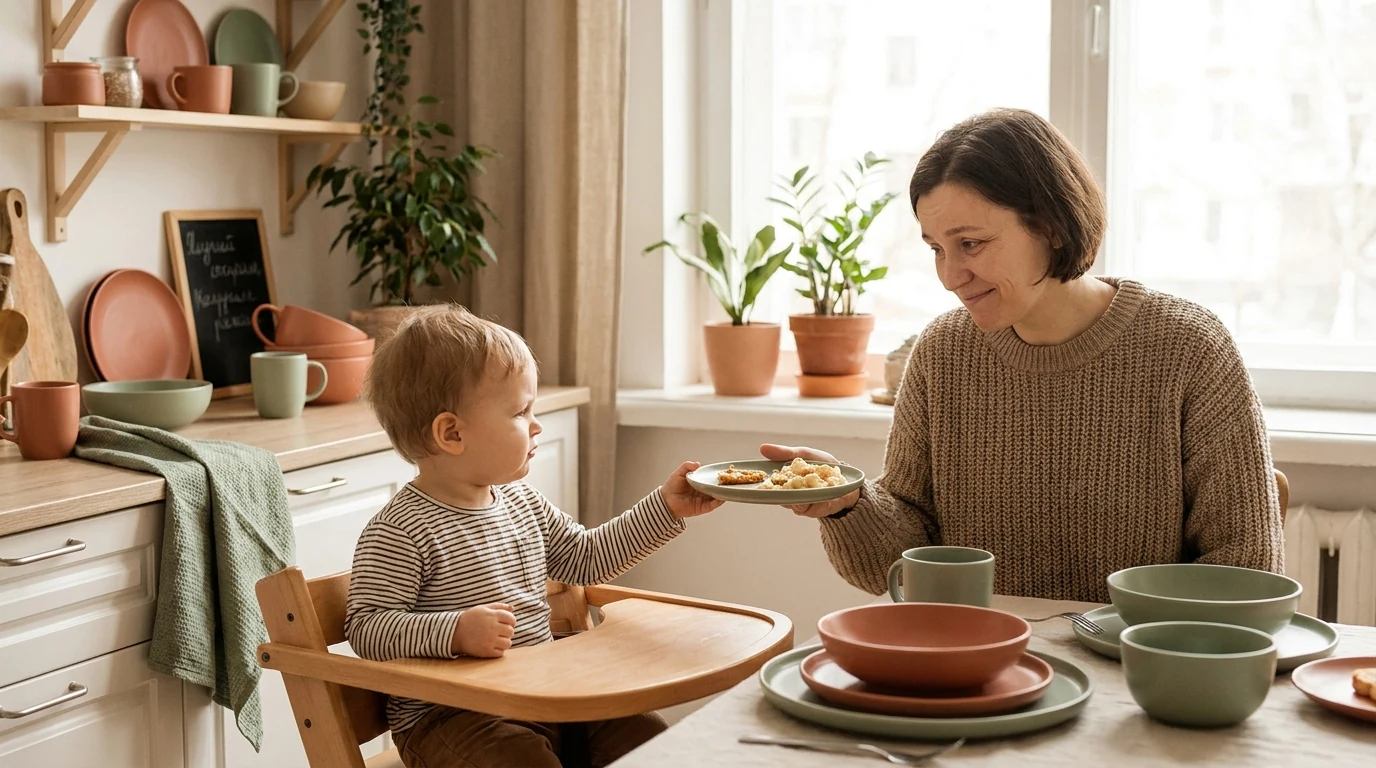 Ребёнок-малоежка: как кормить избирательного едока 1-7 лет — иллюстрация