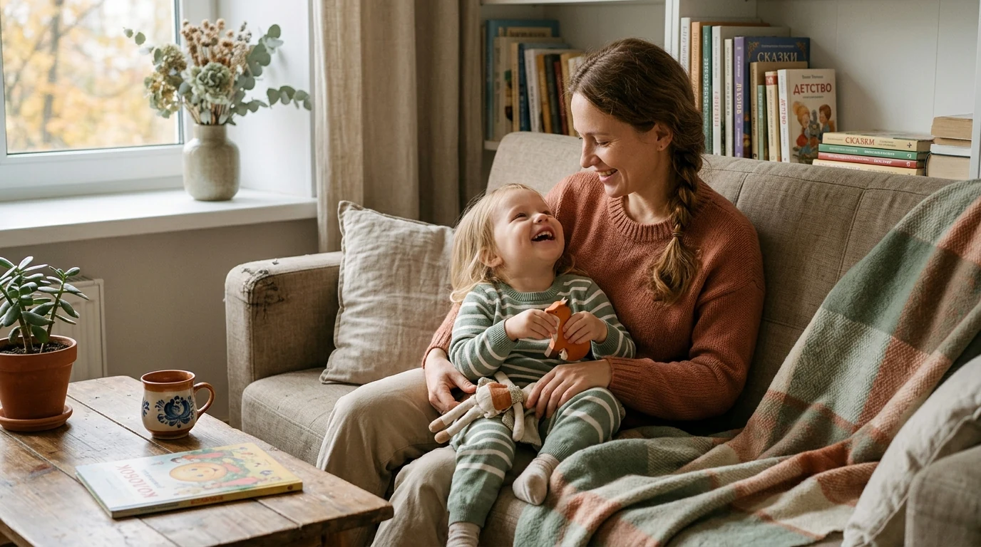 Зарядка для детей 3–7 лет: комплекс утренних упражнений дома — иллюстрация